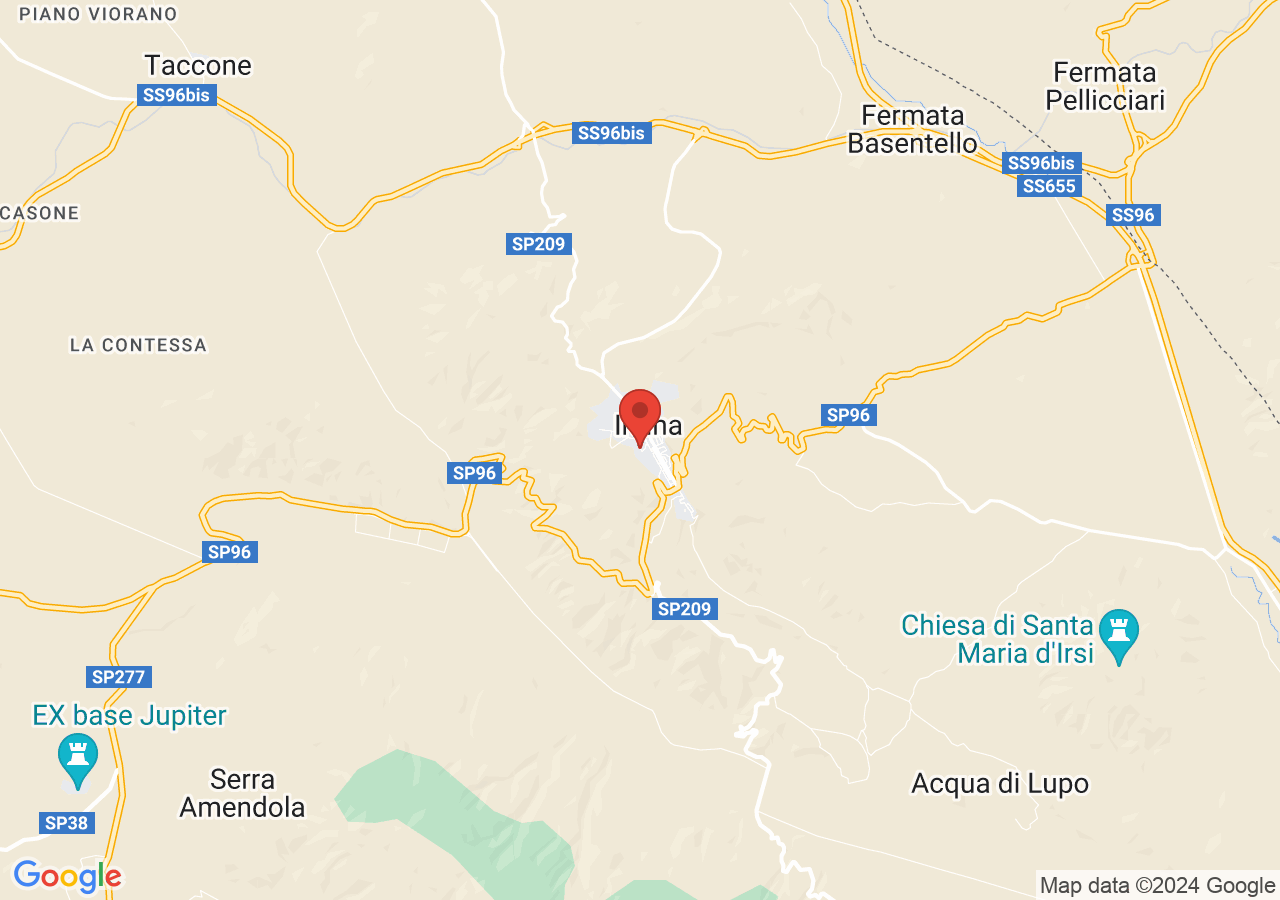 Mappa di Borghi più belli d'Italia - Irsina