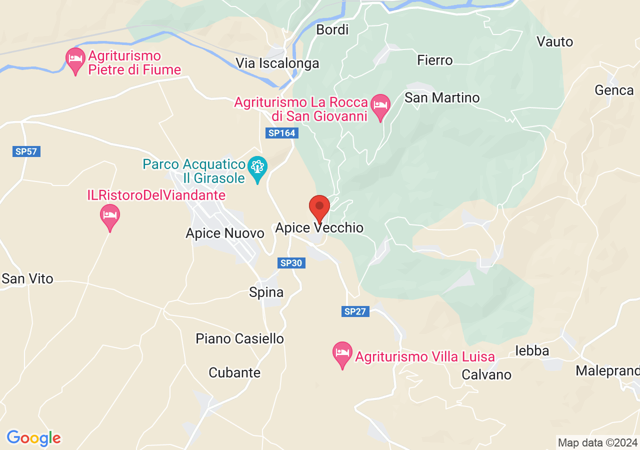 Mappa di Borgo di Apice Vecchio