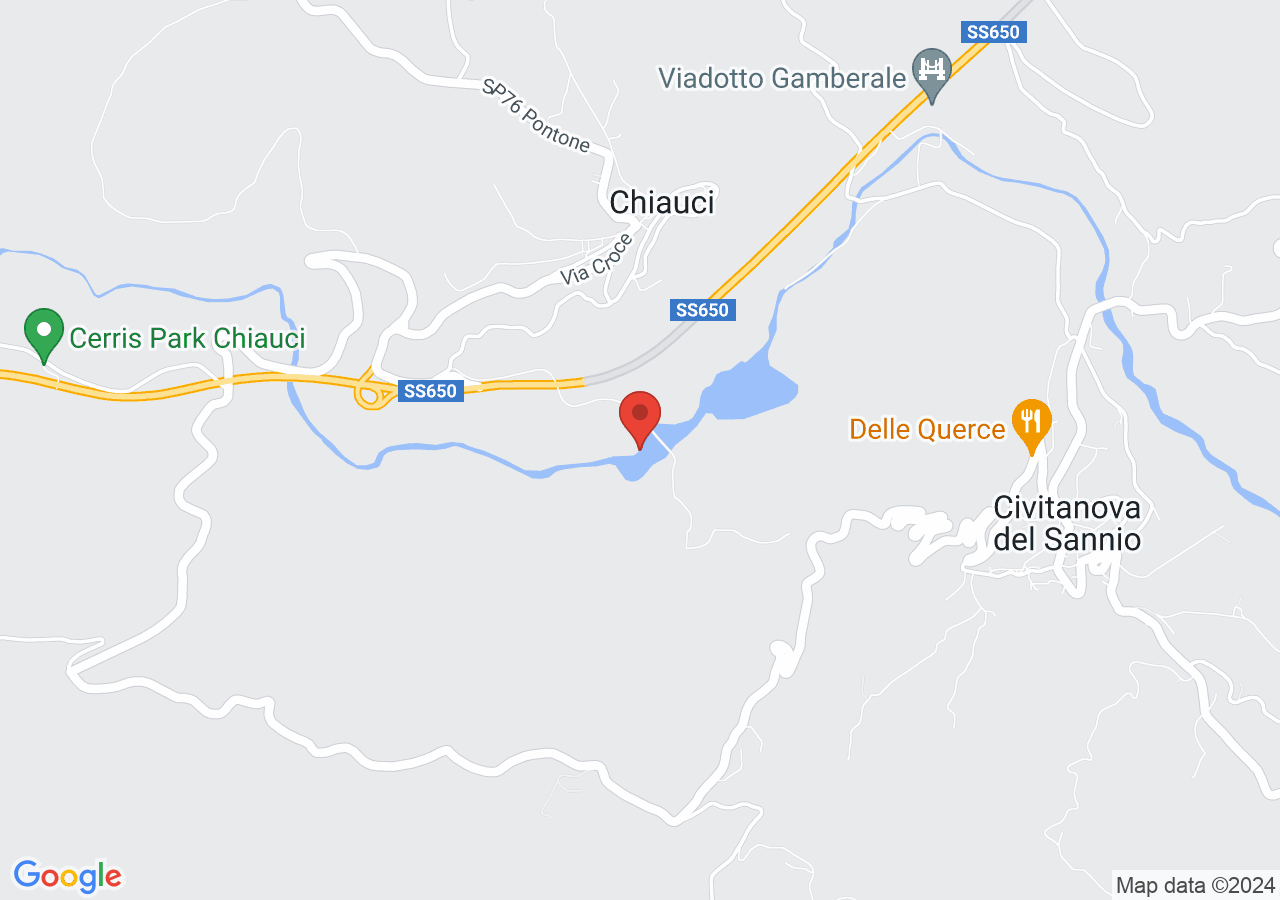 Mappa di Gole di Chiauci - Civitanova del Sannio