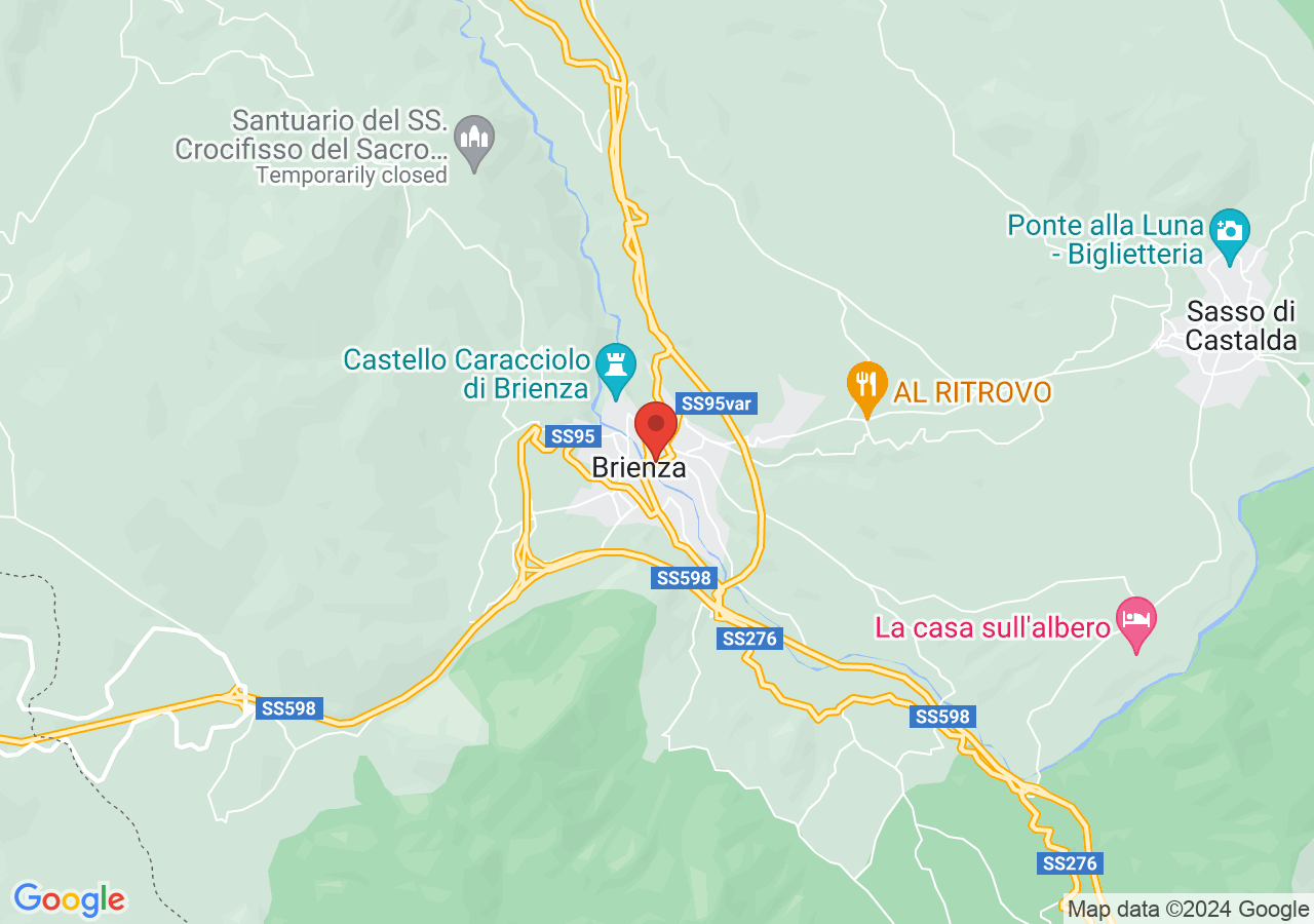 Mappa di Parco Letterario Francesco Mario Pagano - Brienza