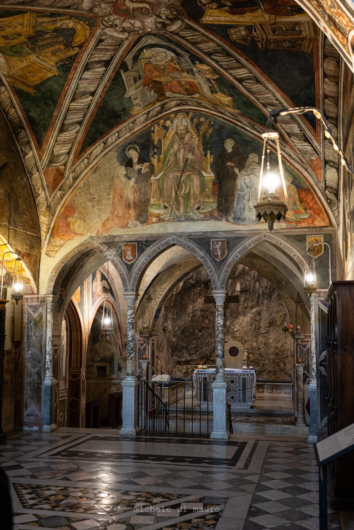 Monastero Sacro Speco Subiaco cappella