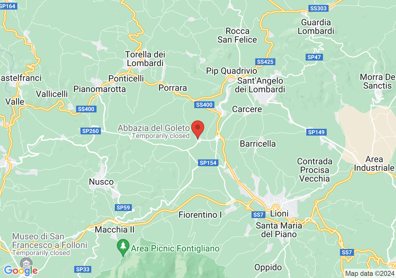 Mappa di Abbazia del Goleto
