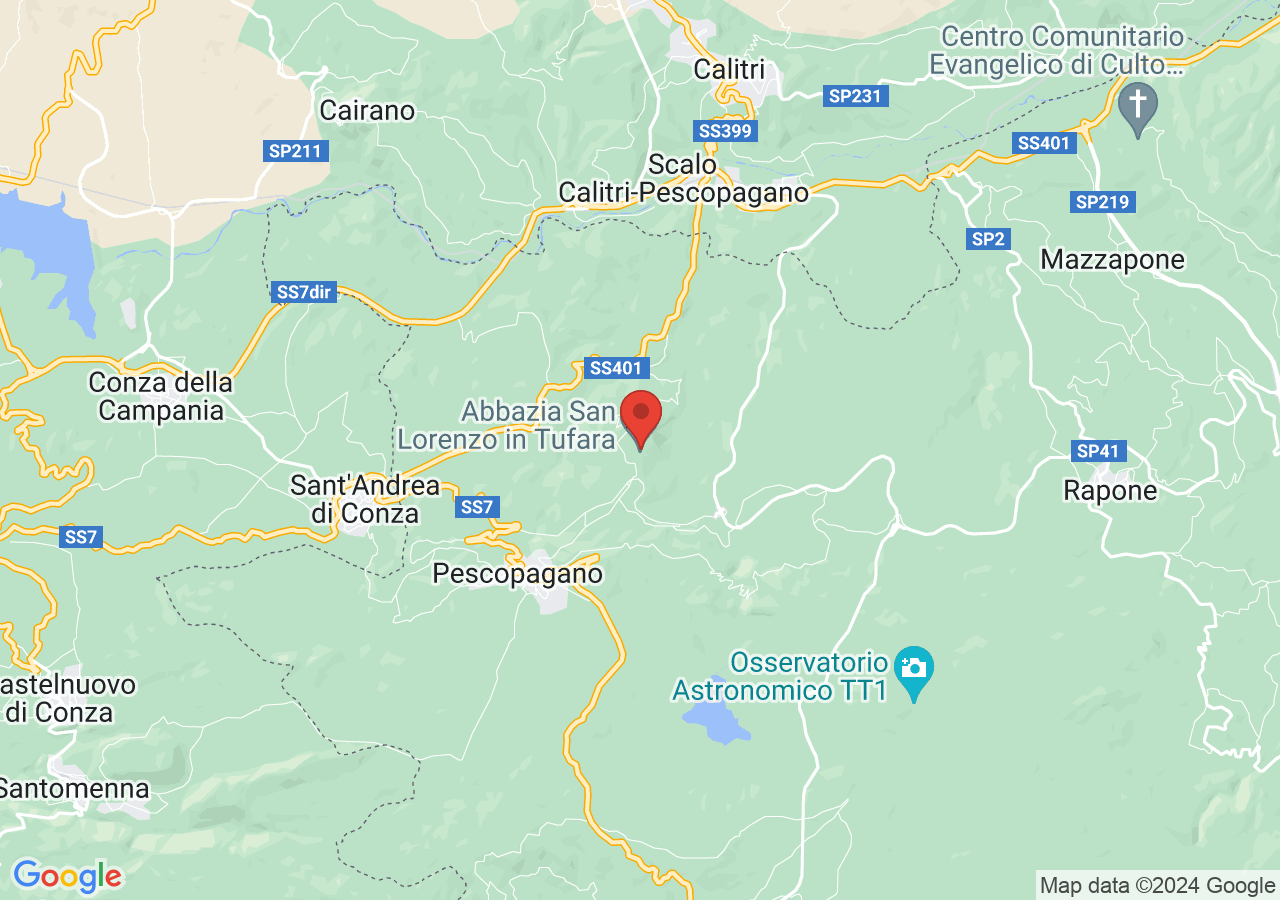 Mappa di Abbazia di San Lorenzo in Tufara