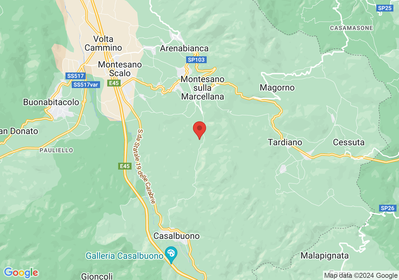 Mappa di Abbazia di Santa Maria di Cadossa