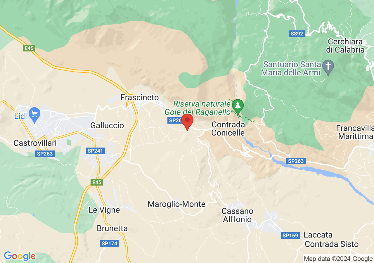 Mappa di Acquedotto romanico a sette luci