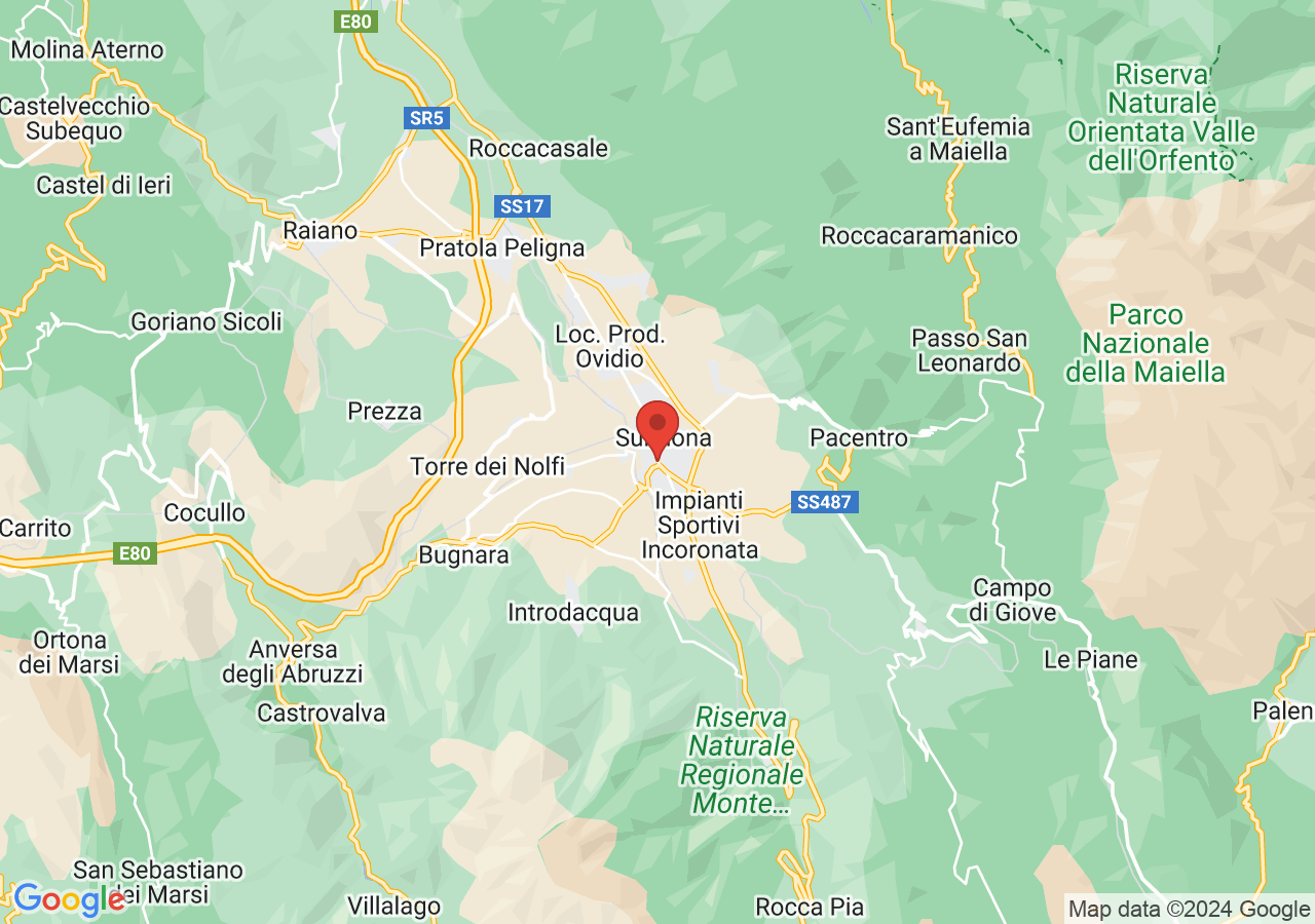Mappa di Aglio rosso di Sulmona