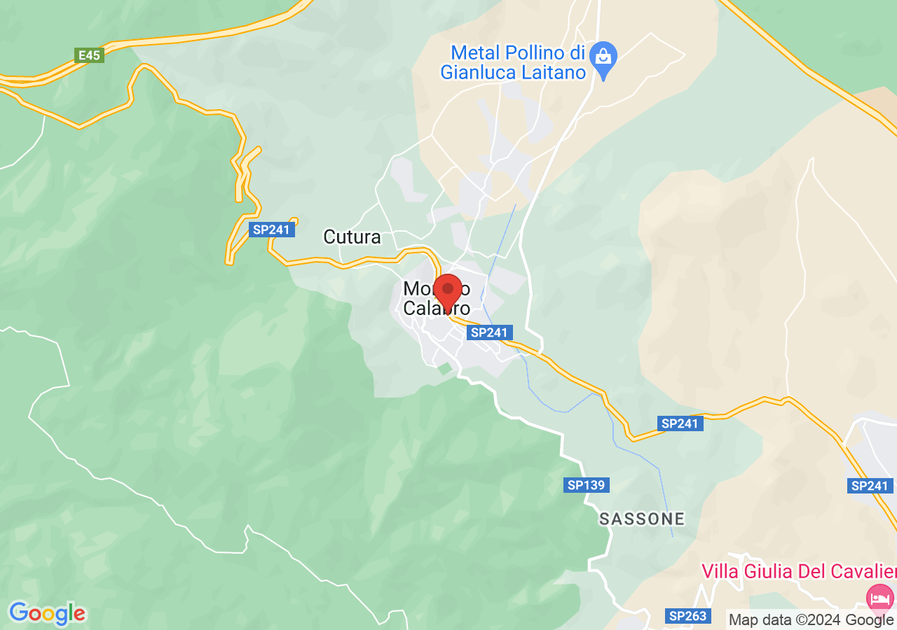 Mappa di Area archeologica e trekking sul monte Sassone - Morano Calabro