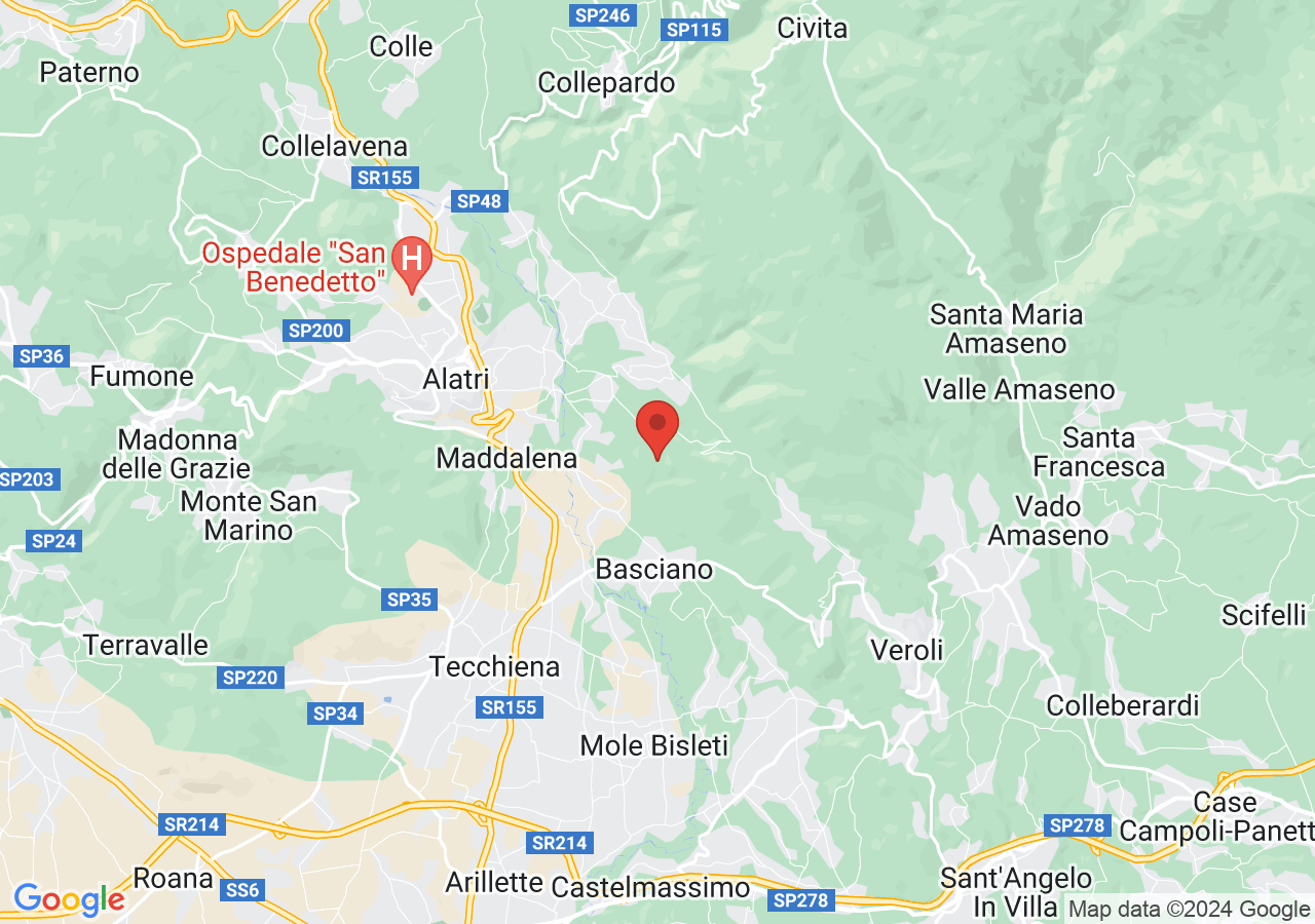 Mappa di Badia di San Sebastiano