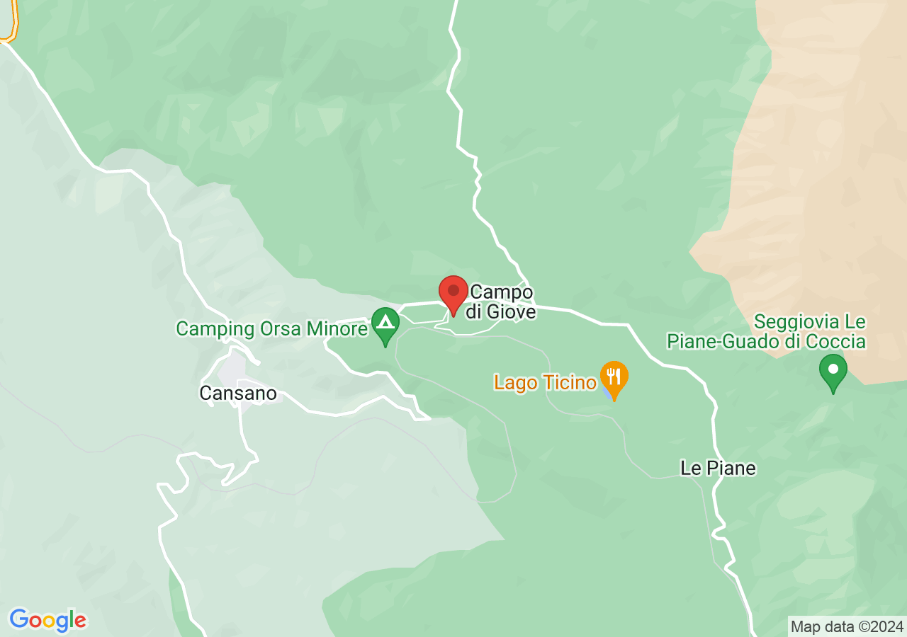 Mappa di Borgo antico di Campo di Giove