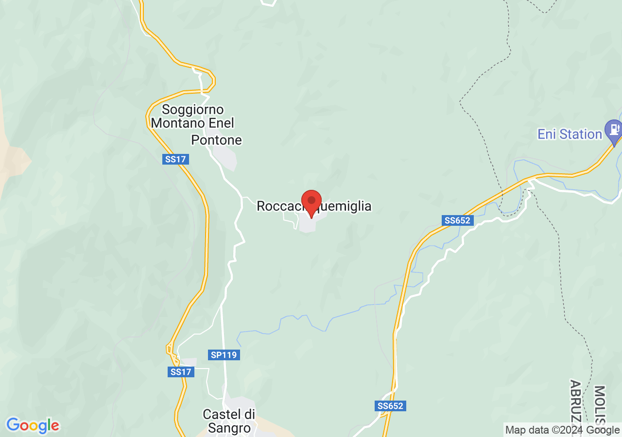 Mappa di Borgo medievale di Roccacinquemiglia