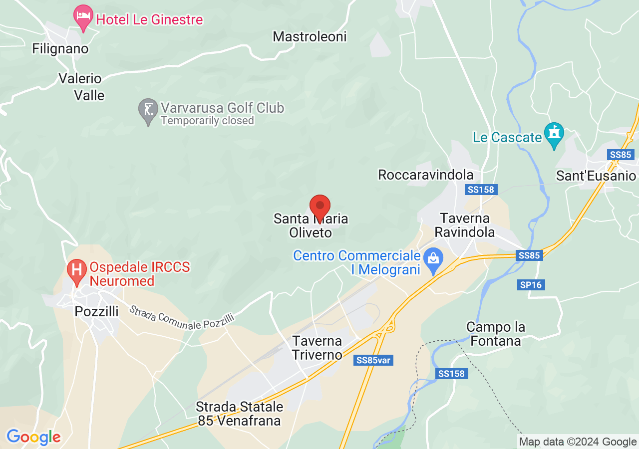 Mappa di Borgo medievale di Santa Maria Oliveto