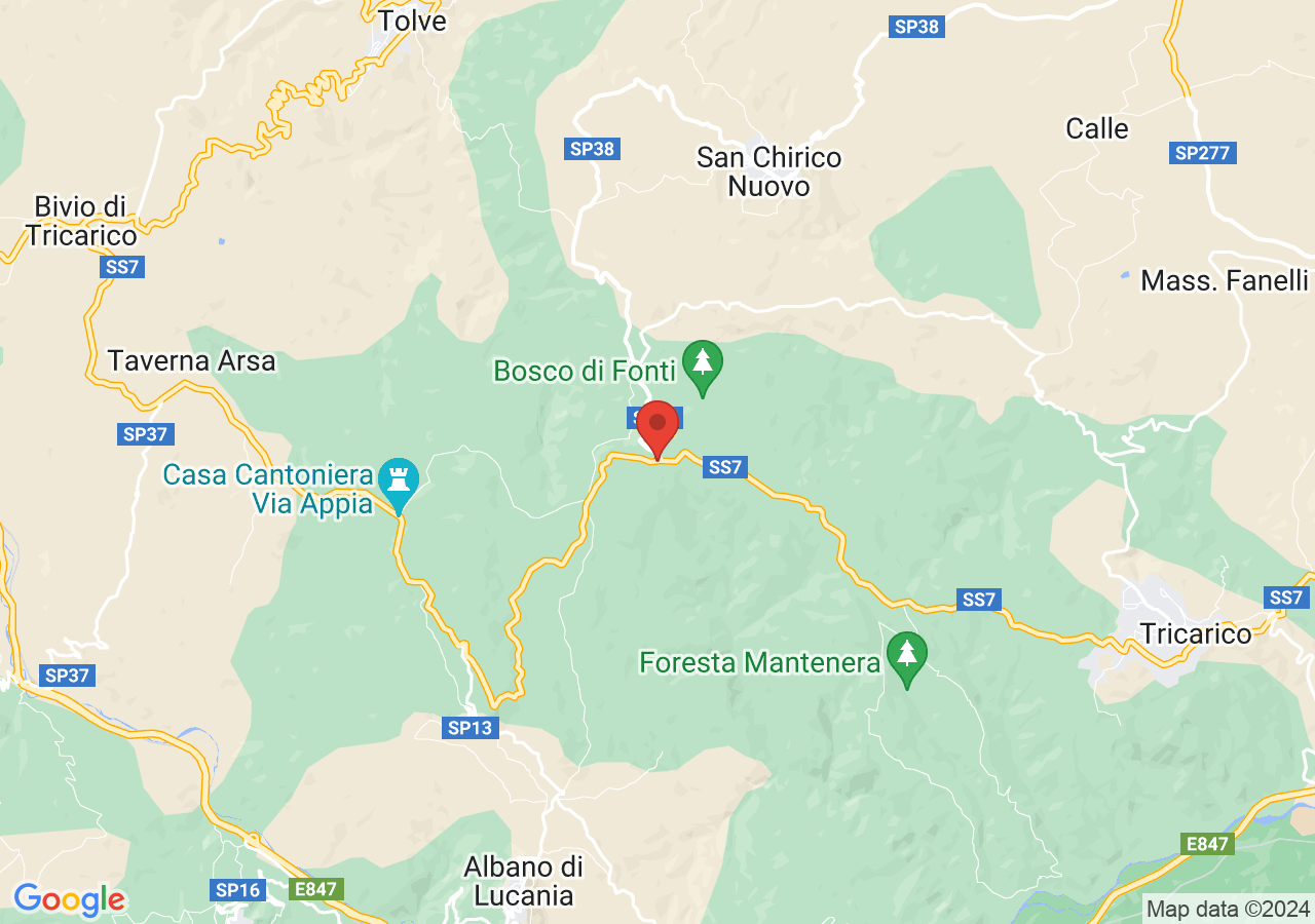 Mappa di Bosco di Tre Cancelli