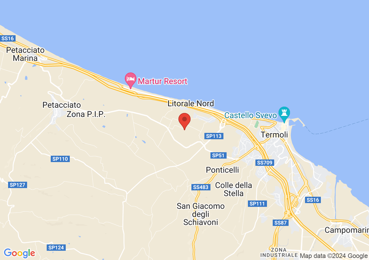 Mappa di Bosco Magico di Termoli