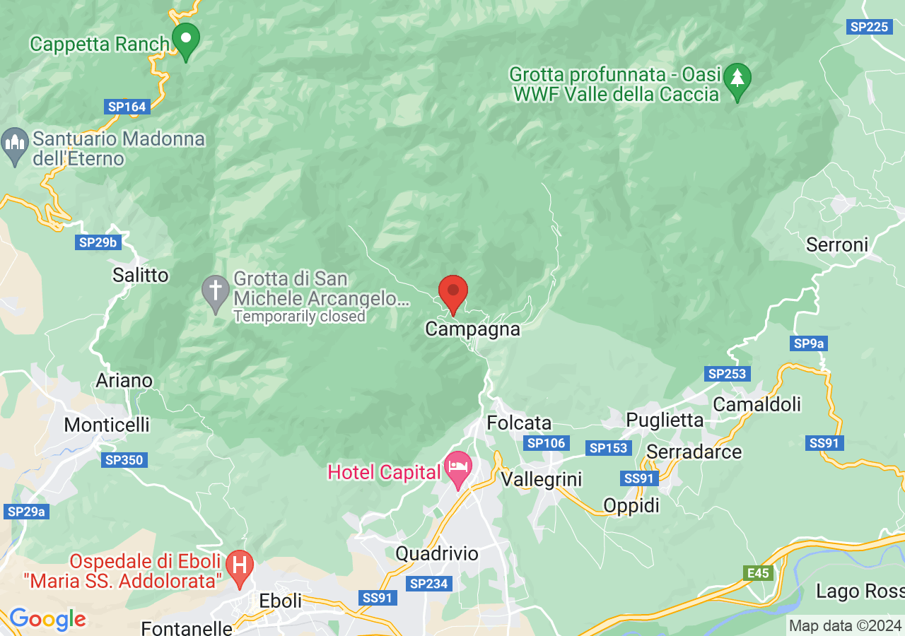 Mappa di Campo di internamento ex convento di San Bartolomeo
