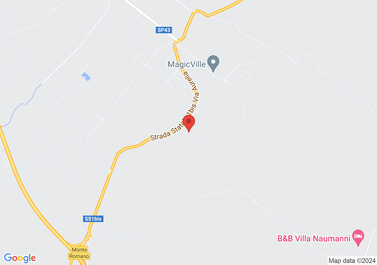 Mappa di Campo di volo Delta Top Pegaso - Tarquinia