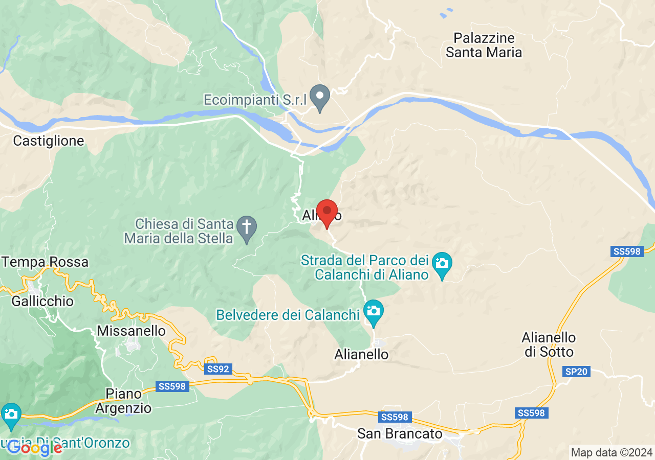 Mappa di Casa di confino di Carlo Levi