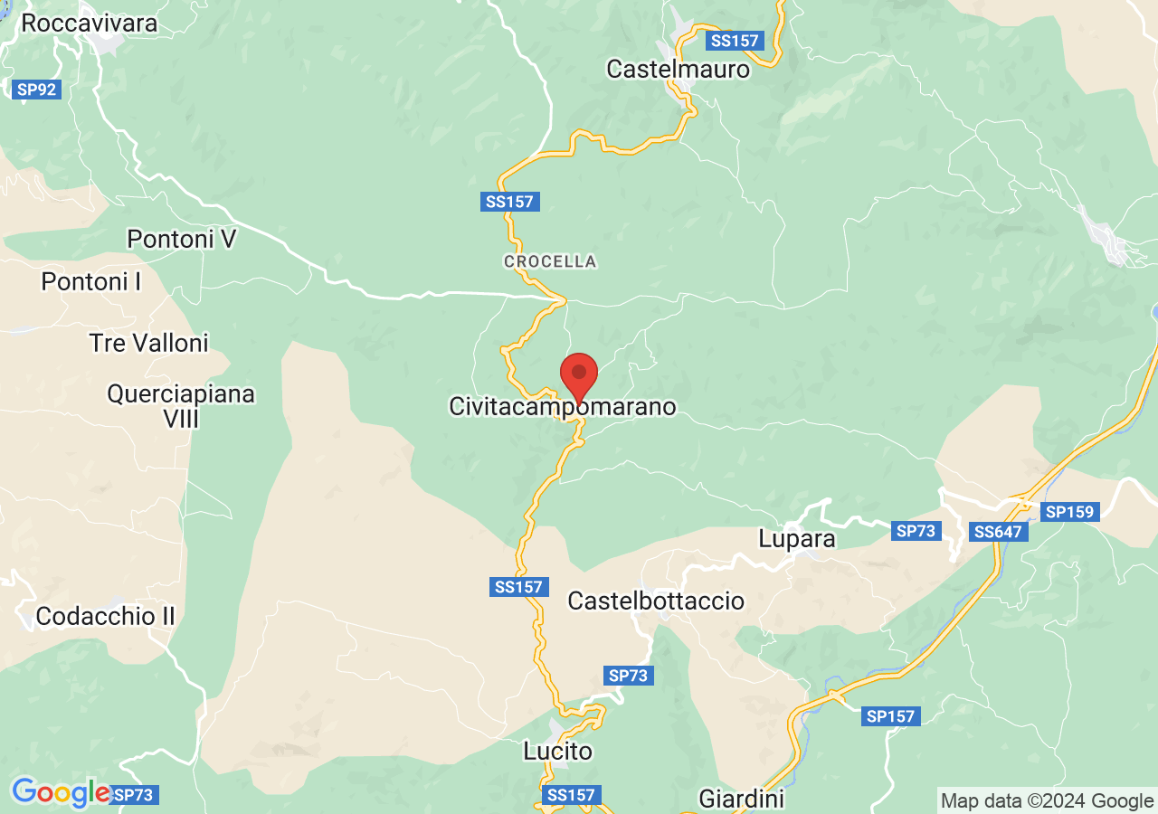 Mappa di Casa Natale di Vincenzo Cuoco - Civitacampomarano