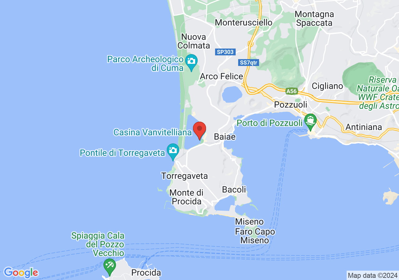 Mappa di Casina Vanvitelliana