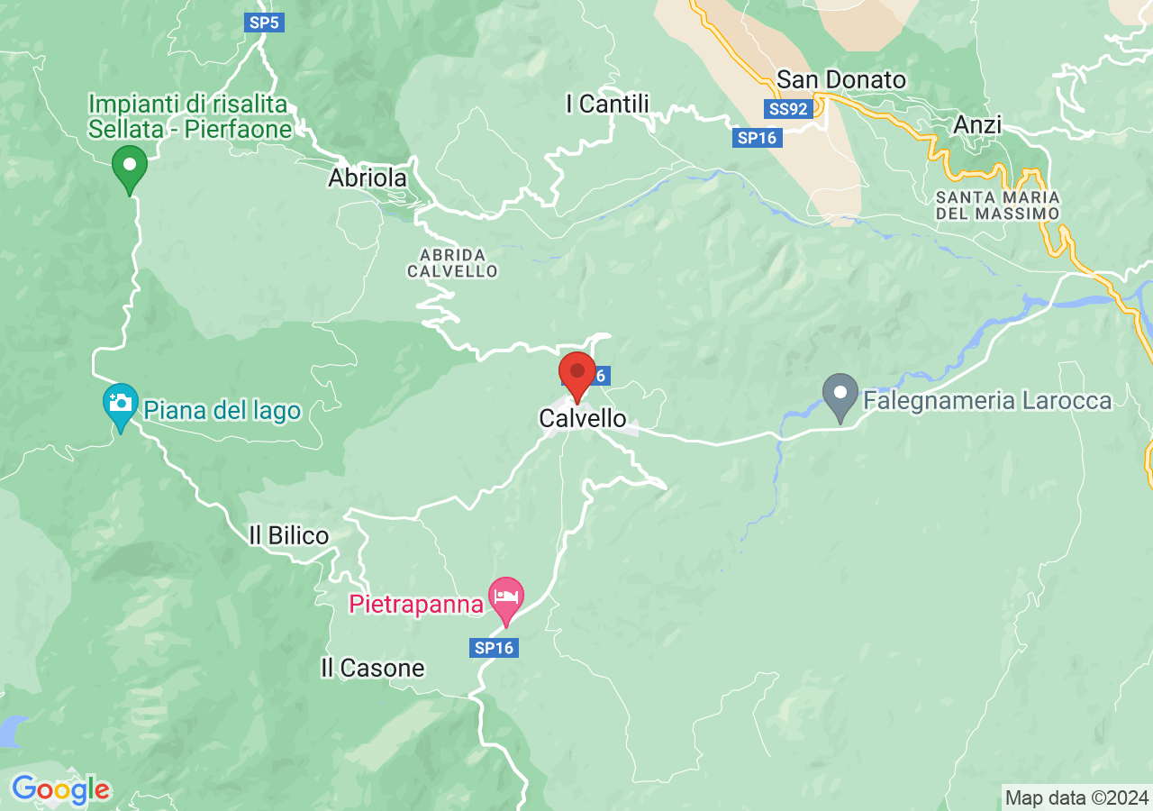 Mappa di Castello Carafa Ruffo