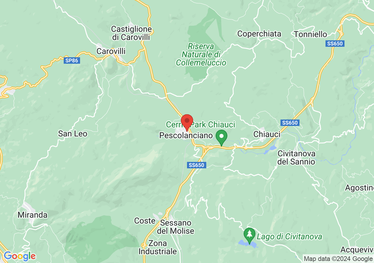Mappa di Castello d'Alessandro
