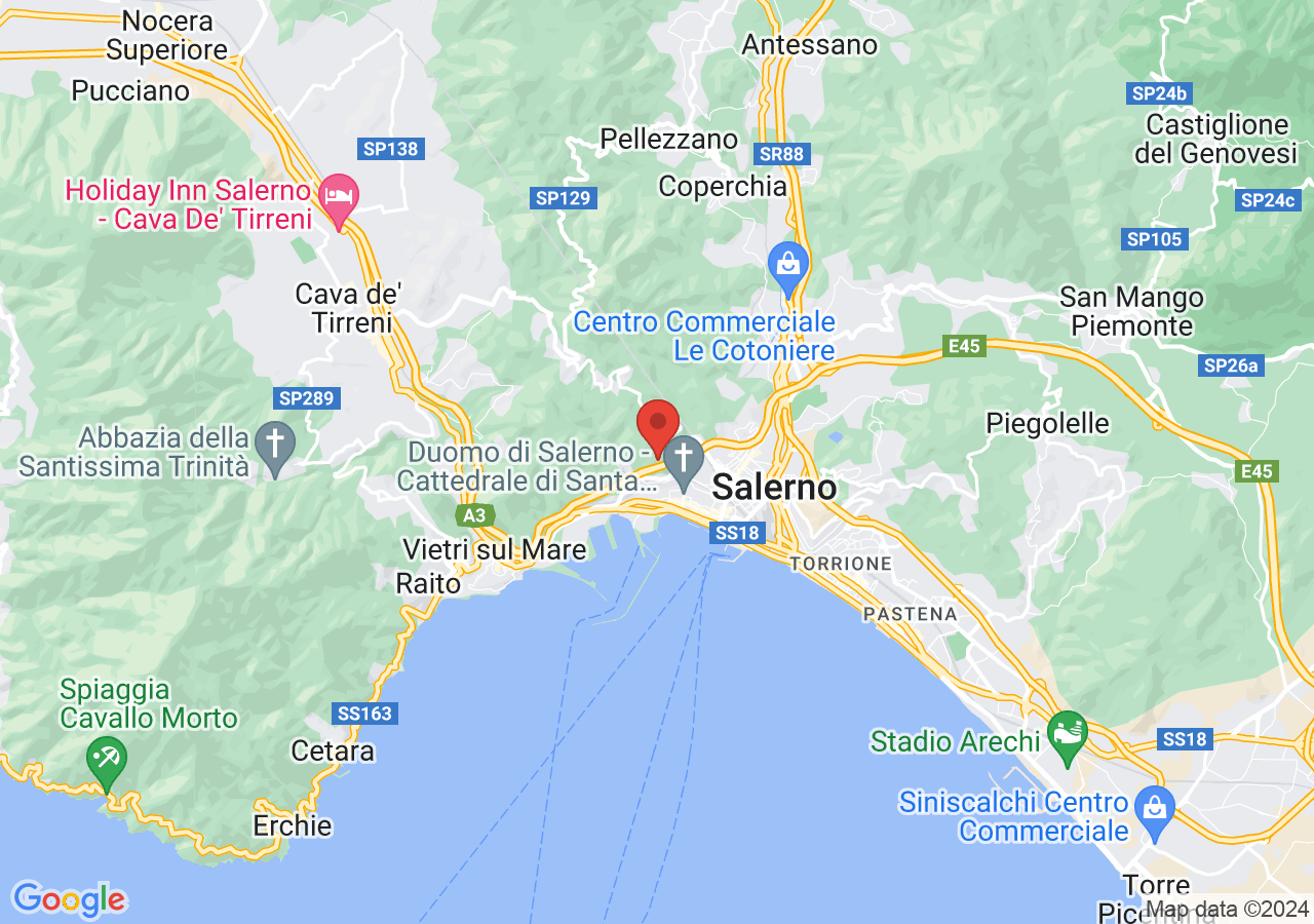 Mappa di Castello di Arechi - Salerno