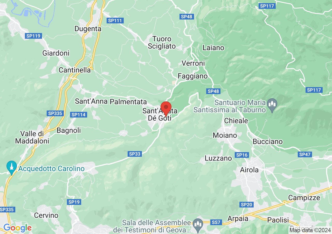 Mappa di Castello Ducale
