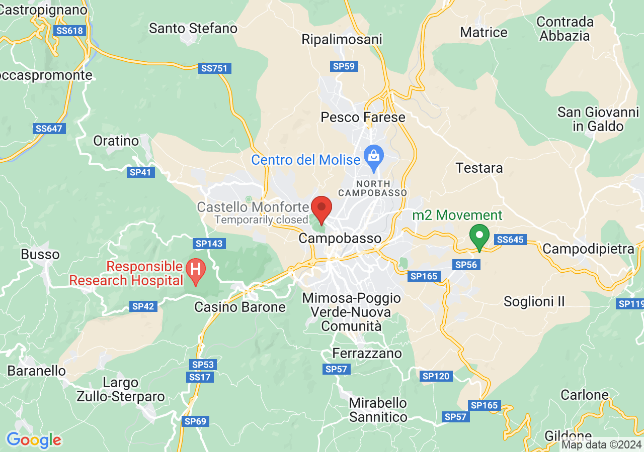 Mappa di Castello Monforte