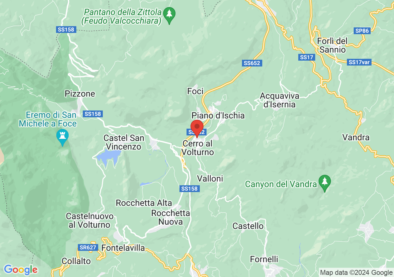 Mappa di Castello Pandone