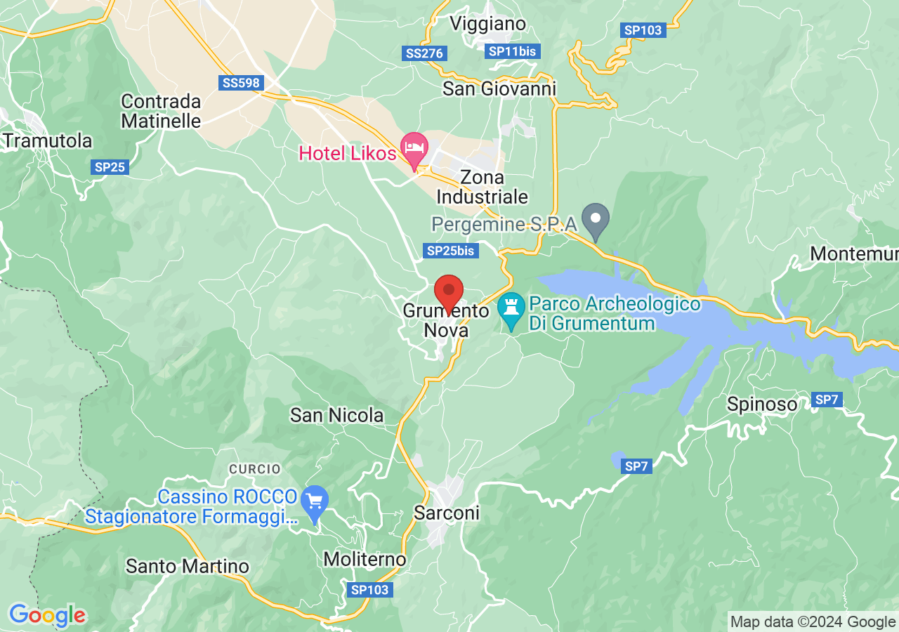 Mappa di Castello Sanseverino