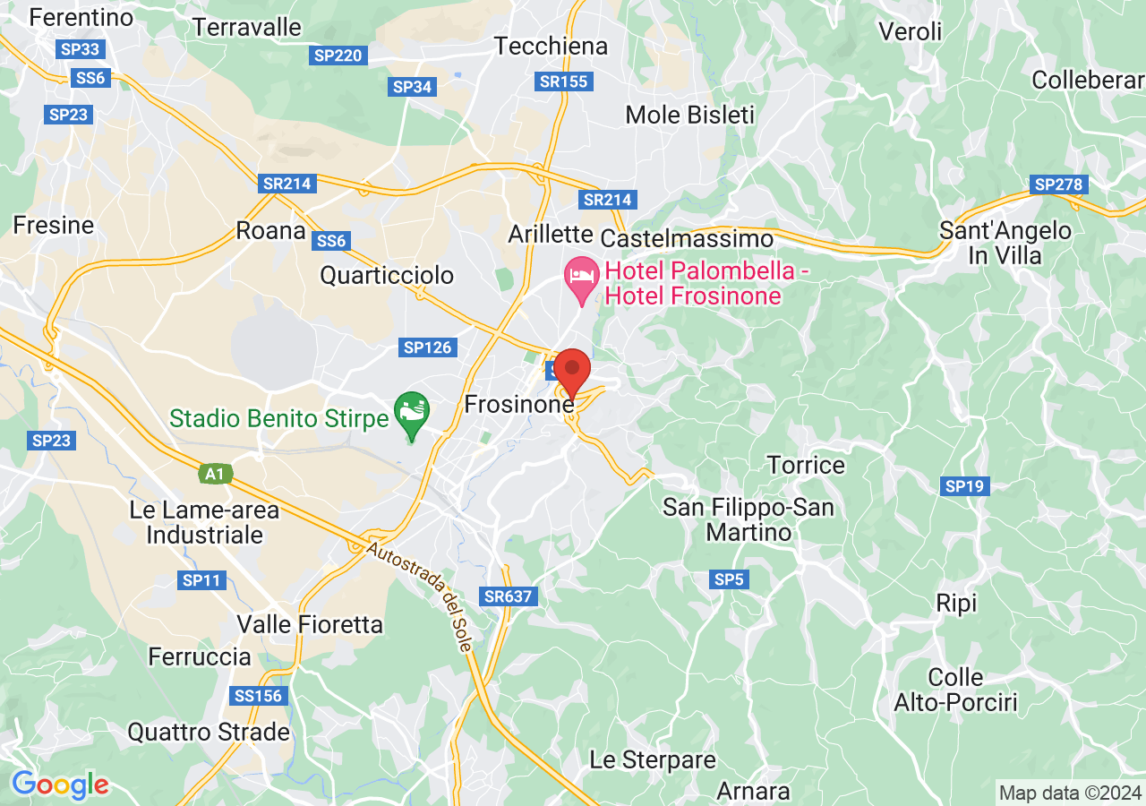 Mappa di Cattedrale di Santa Maria Assunta di Frosinone
