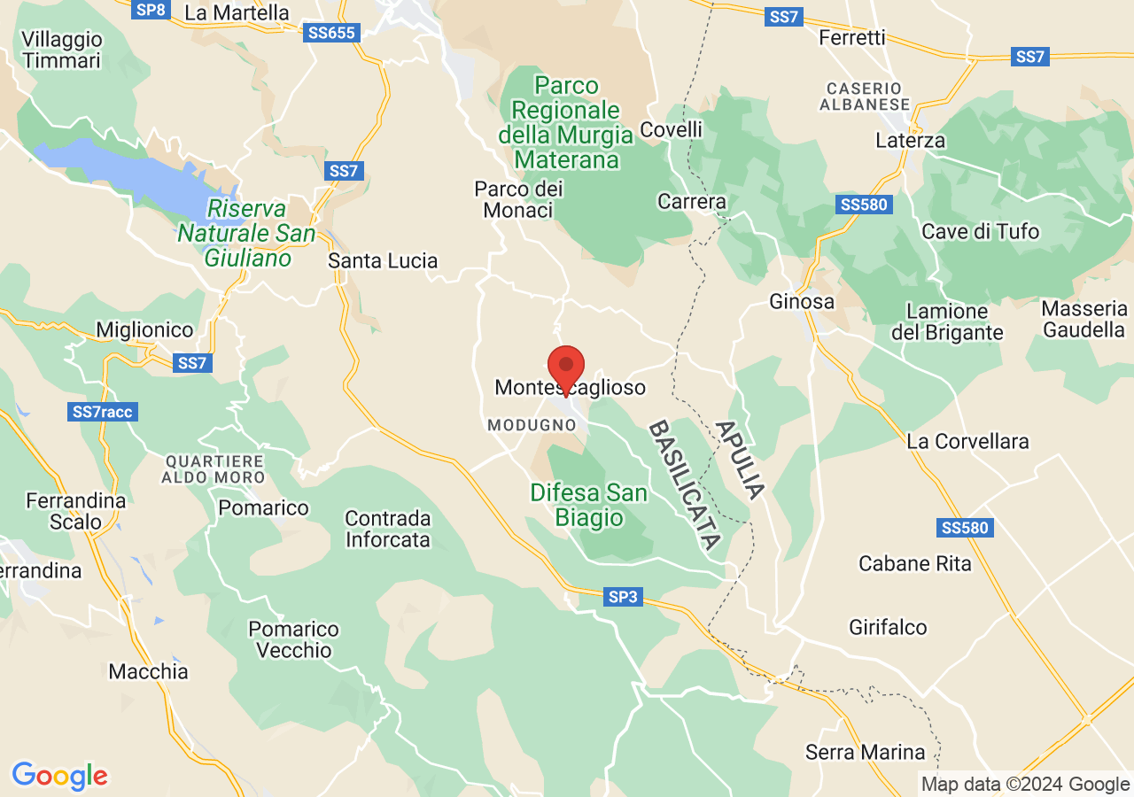 Mappa di Cavalcata del Borbone