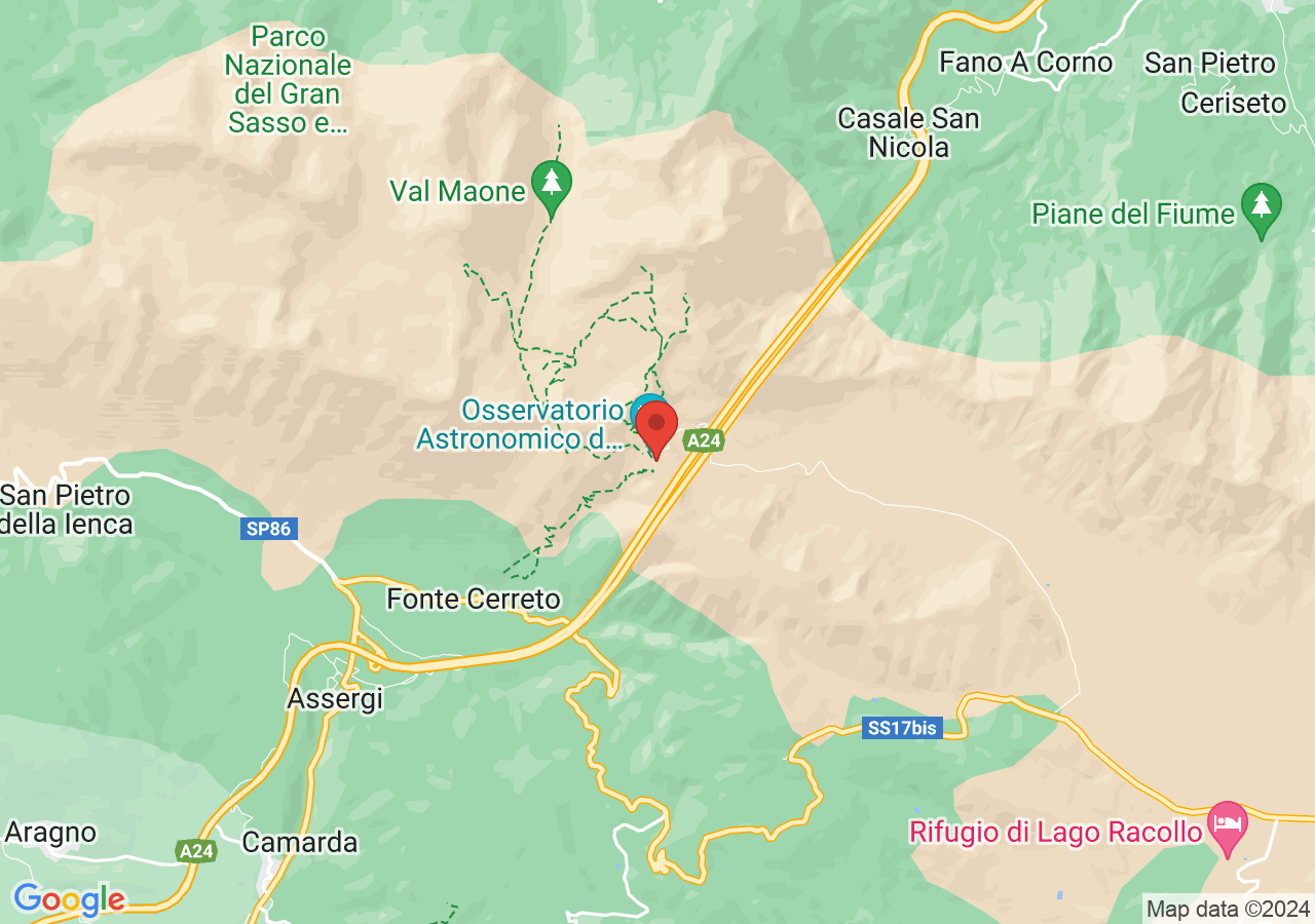 Mappa di Chiesa della Madonna della Neve a Campo Imperatore