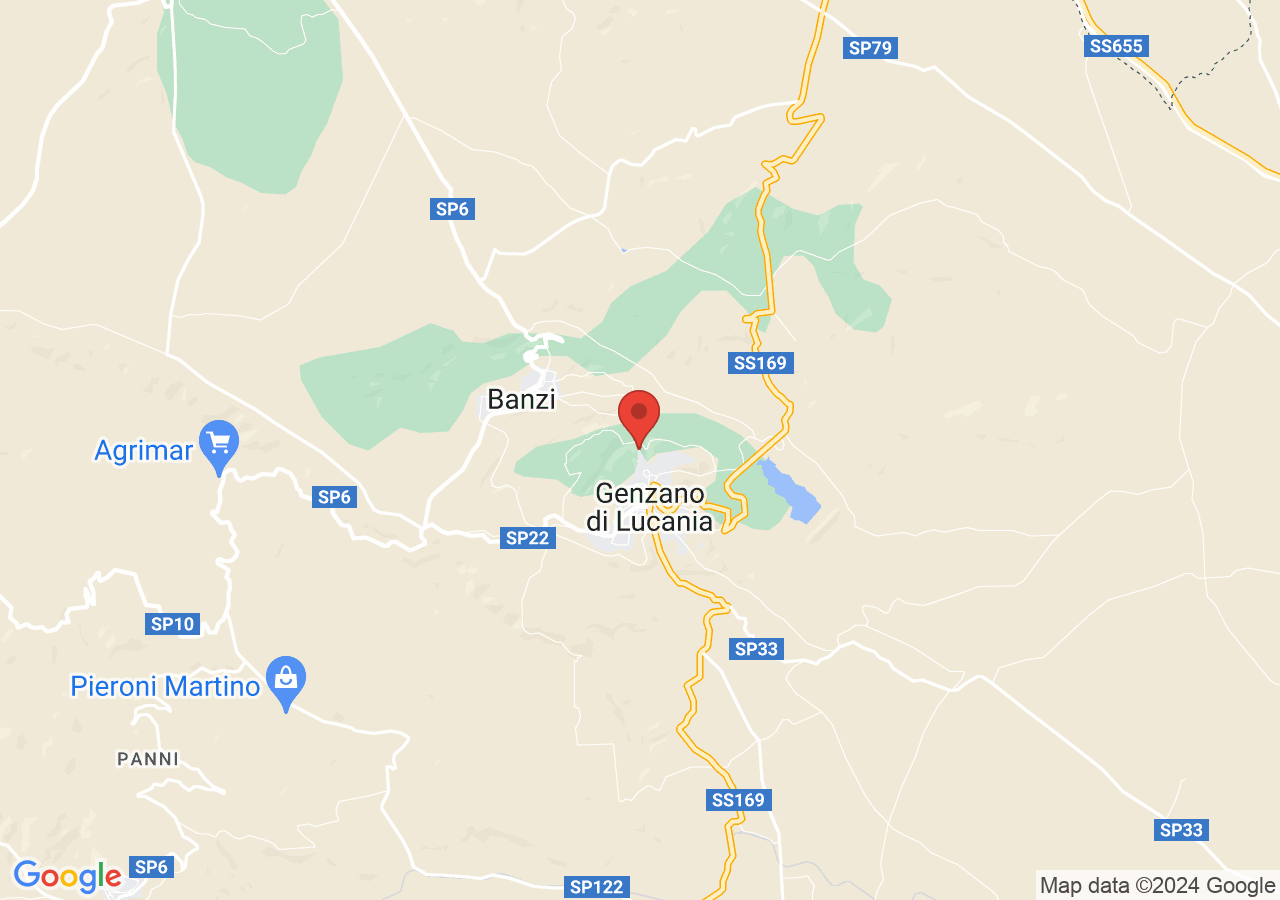 Mappa di Chiesa della Santissima Annunziata a Genzano di Lucania