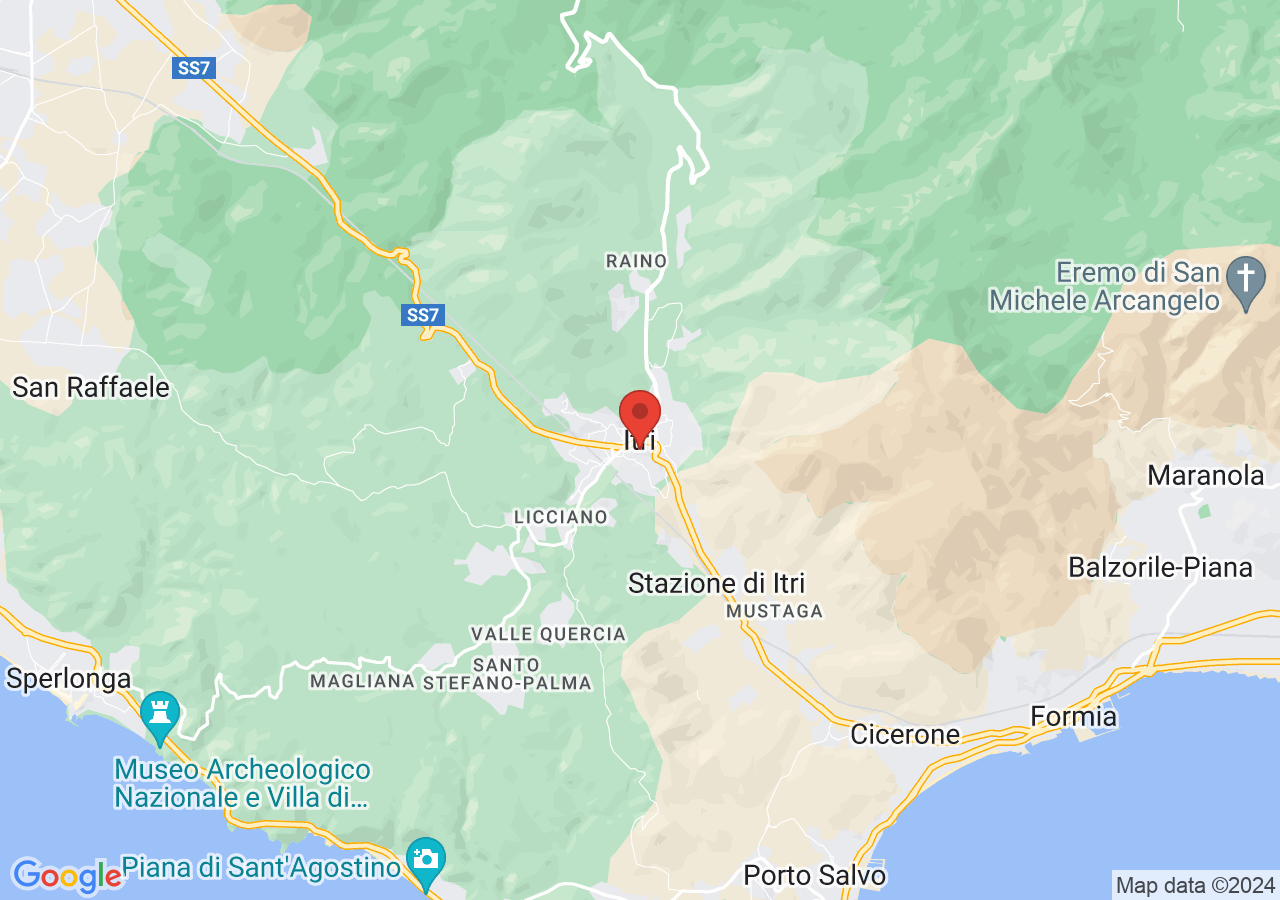 Mappa di Chiesa di San Michele Arcangelo a Itri