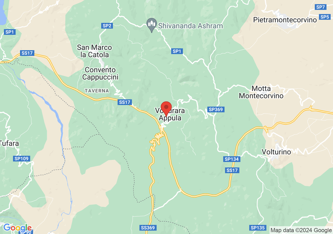 Mappa di Chiesa di Santa Maria Assunta a Volturara Appula