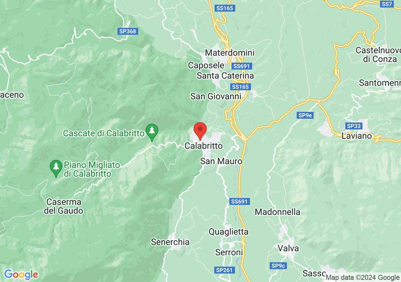 Mappa di Chiesa di Santa Maria di Costantinopoli - Calabritto