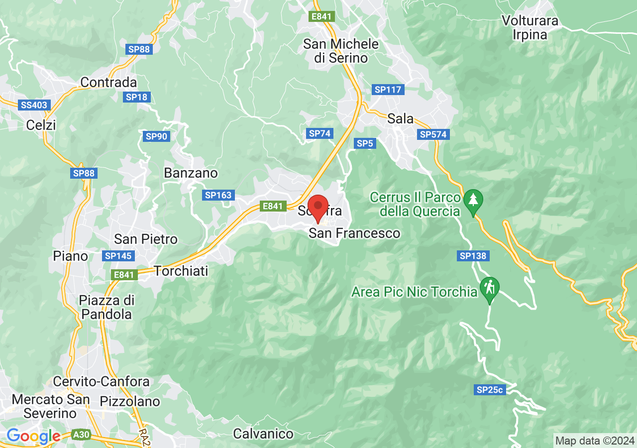 Mappa di Collegiata di San Michele Arcangelo a Solofra