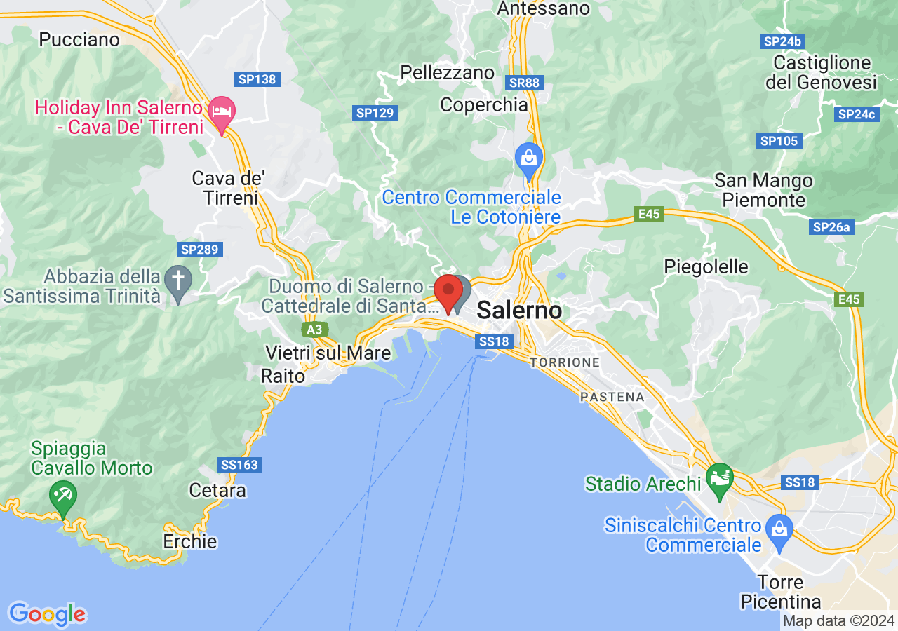 Mappa di Conservatorio Ave Gratia Plena - Salerno