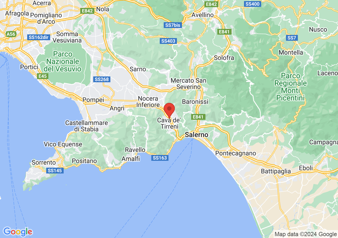 Mappa di Disfida dei Trombonieri - Cava de' Tirreni