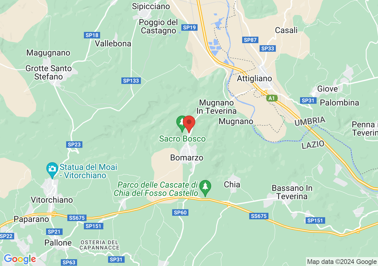 Mappa di Duomo di Bomarzo
