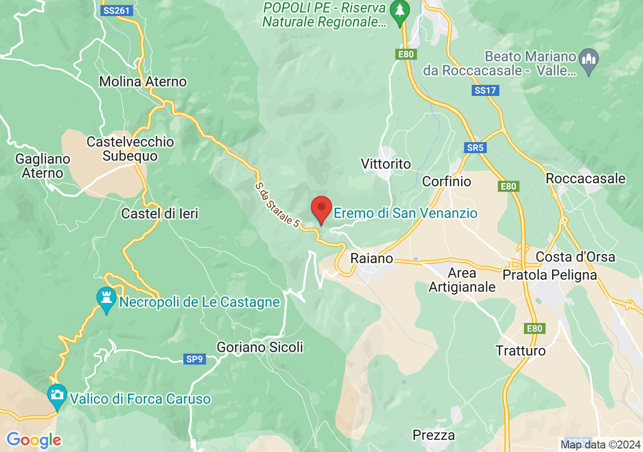 Mappa di Eremo di San Venanzio