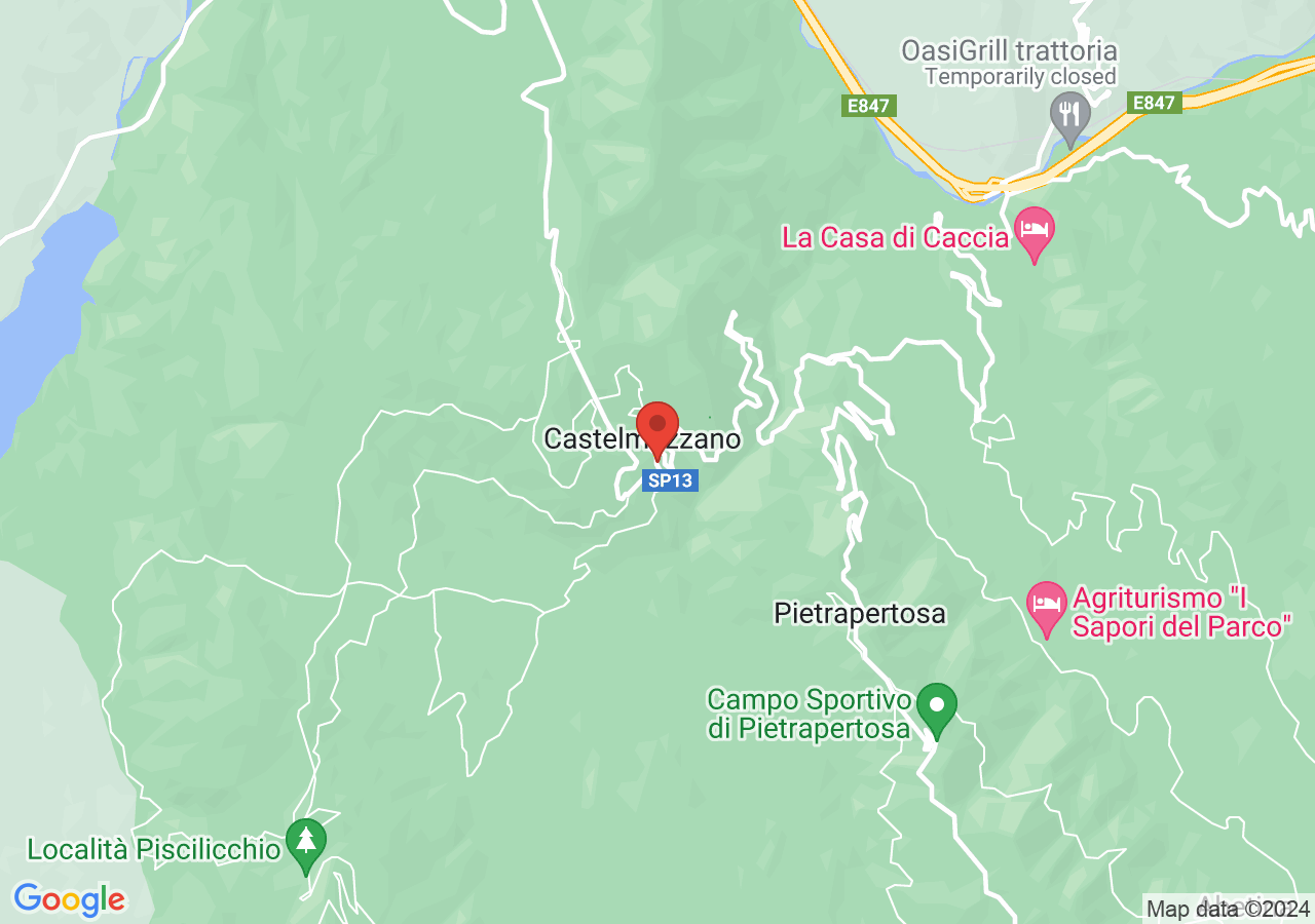 Mappa di Ferrata Salemm - Castelmezzano