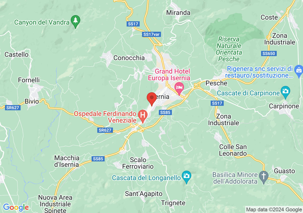 Mappa di Fontana Fraterna