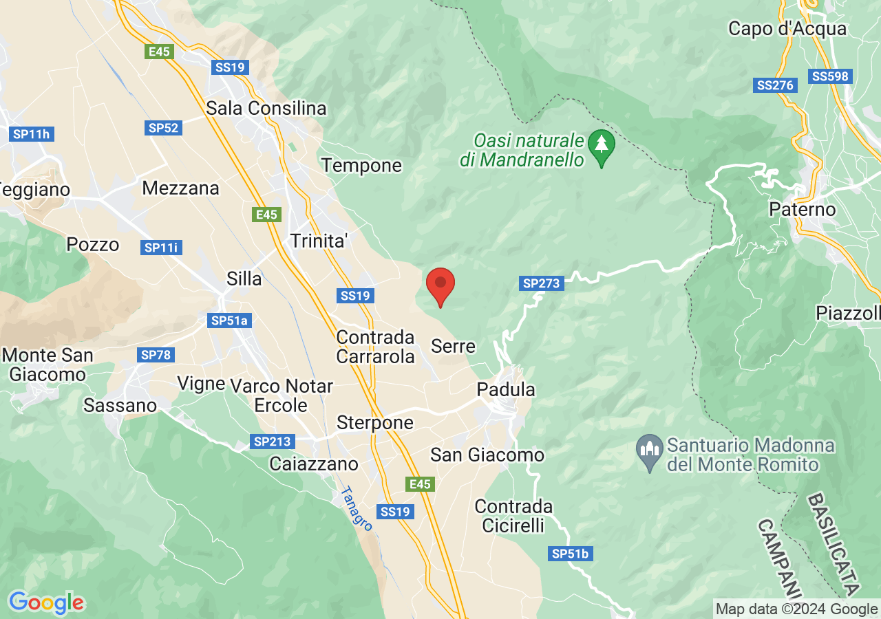Mappa di Geo Parco delle Ere