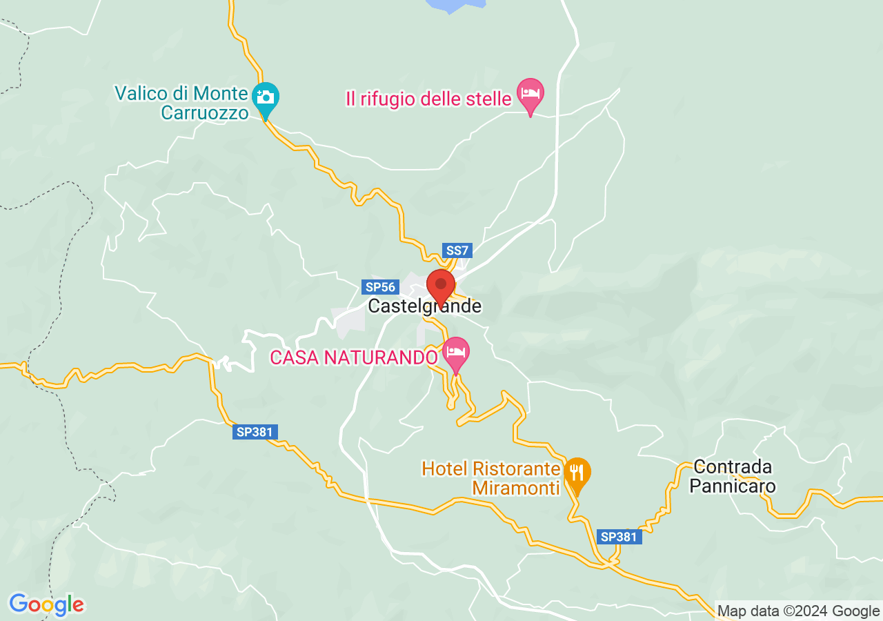 Mappa di Gola di Castelgrande