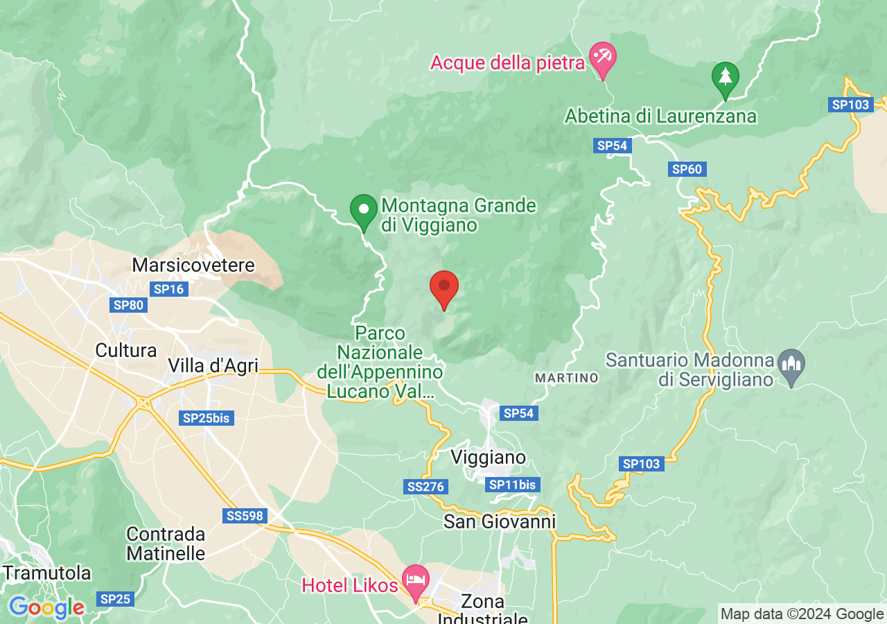 Mappa di Gole del Torrente Alli