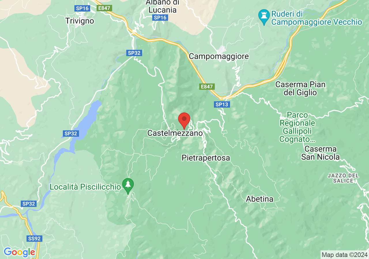 Mappa di Gradinata normanna e castello