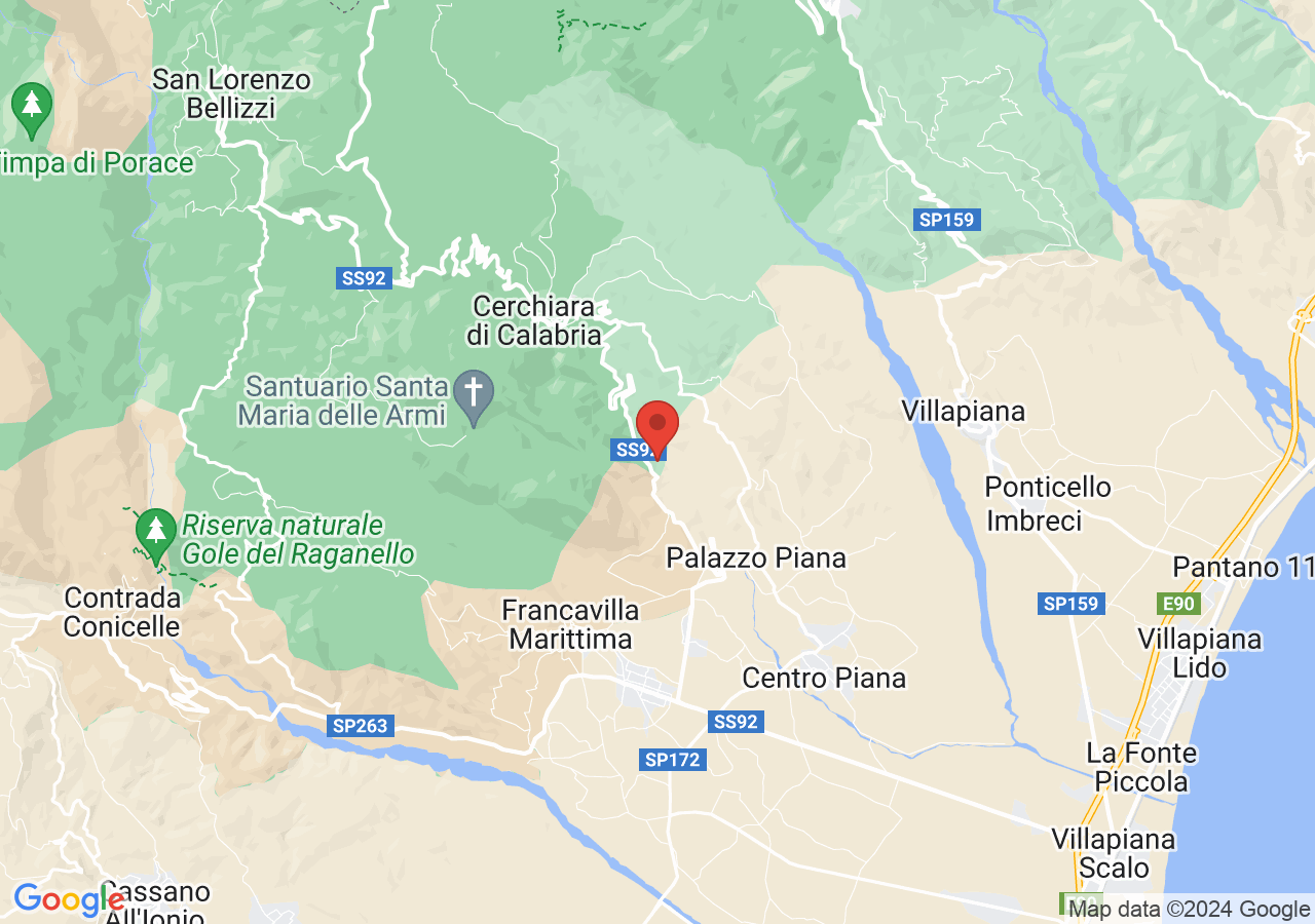 Mappa di Grotta delle Ninfe