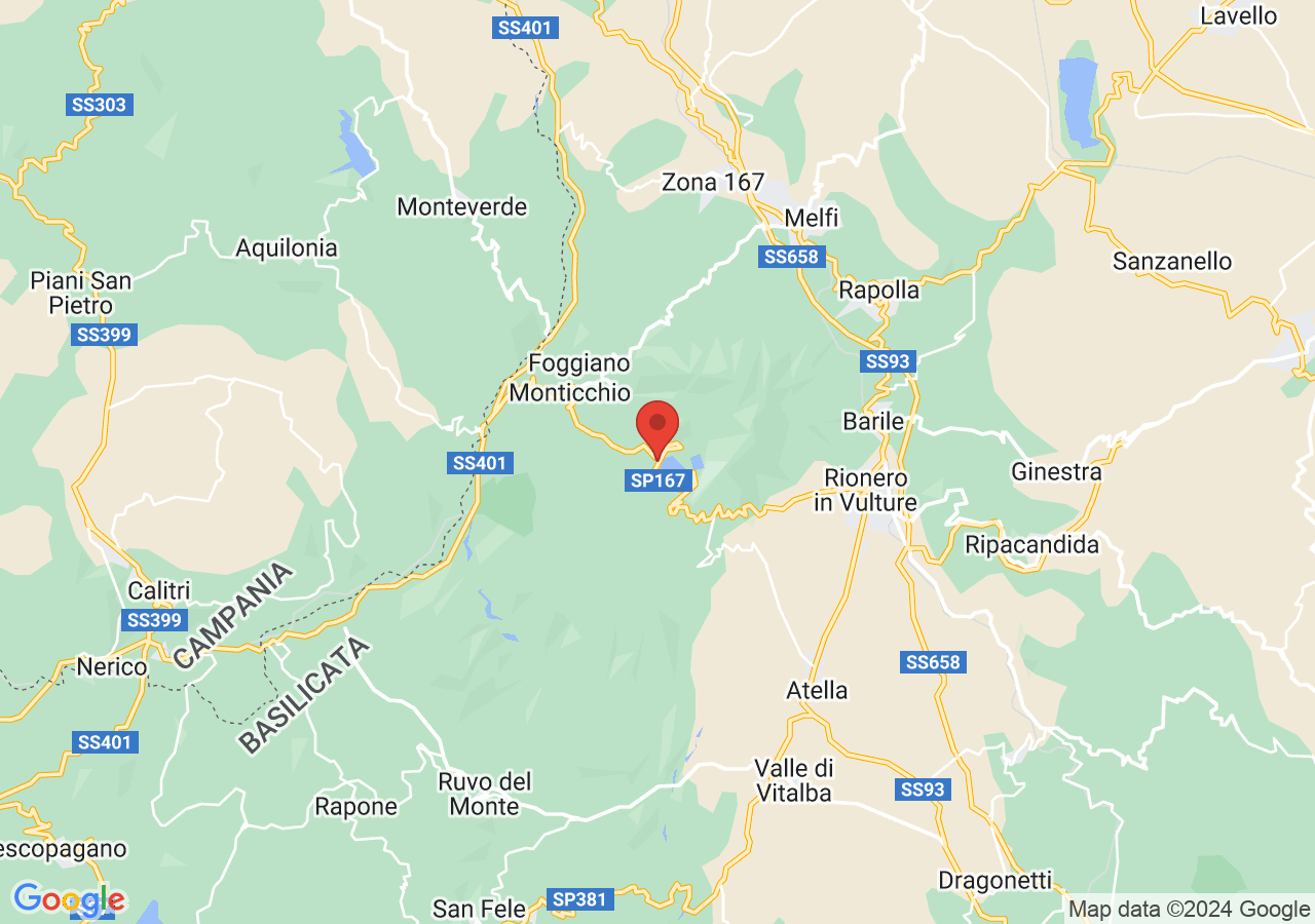 Mappa di Laghi di Monticchio ad Atella