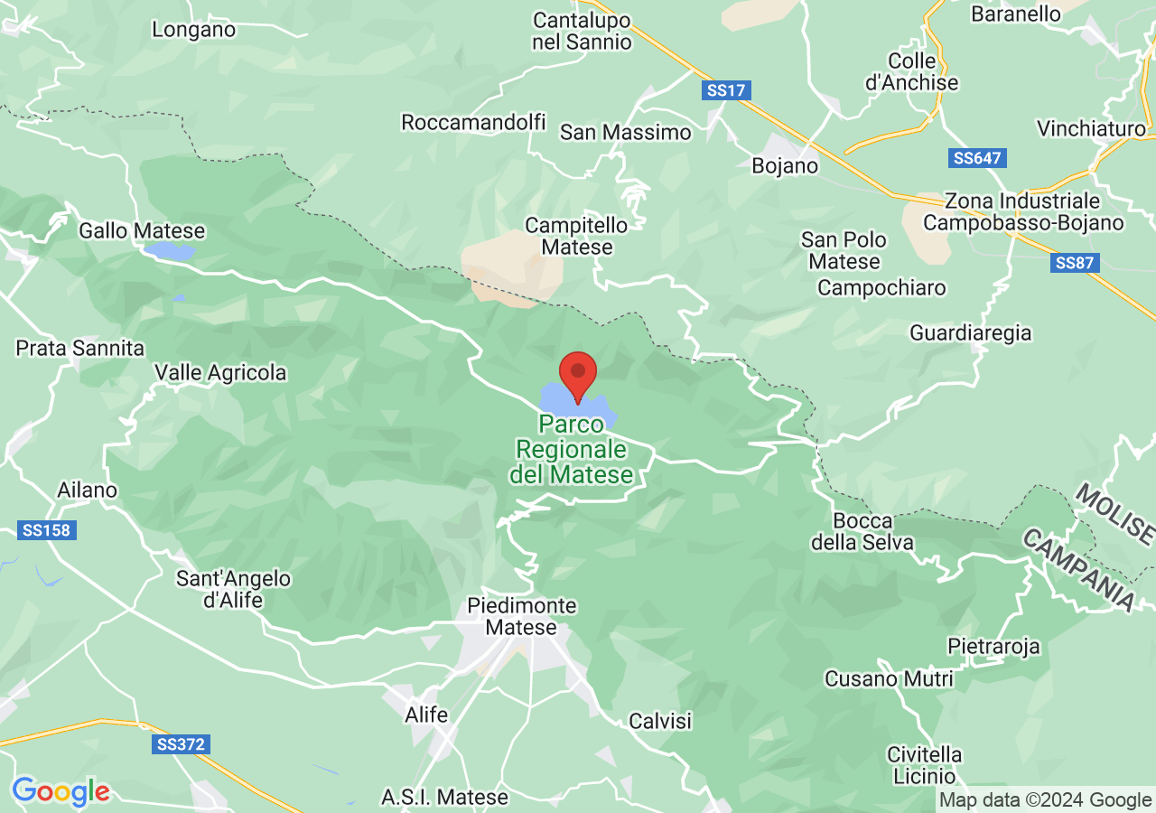 Mappa di Lago del Matese